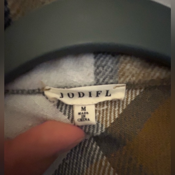 Tan Plaid Flannel - Picture 2 of 2